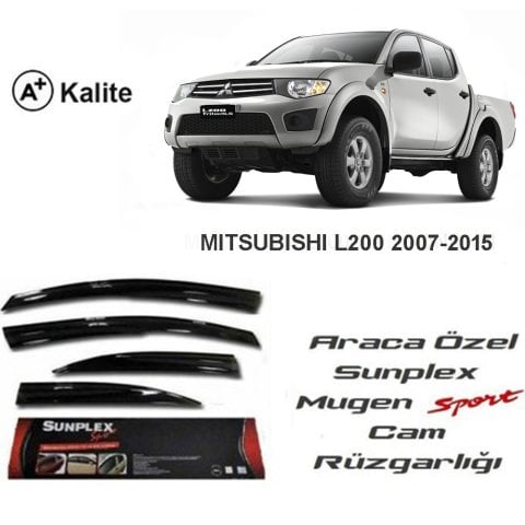 Mitsubishi L200 Cam Rüzgarlığı Mugen Tip Sunplex 2008-2015