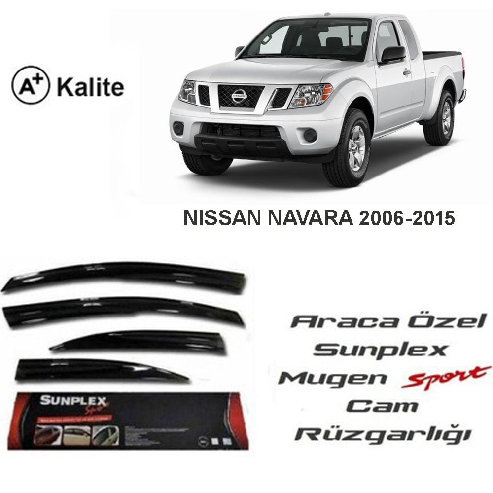 Nissan Navara Cam Rüzgarlığı Mugen Tip Sunplex 2006-2015