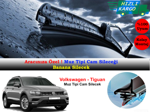Volkswagen Tiguan 2016 Sonrası Muz Silecek Takımı