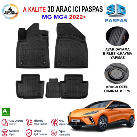 MG MG4 3D Paspas Havuzlu Pro 2022 Sonrası
