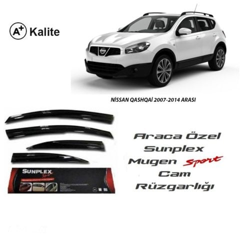 Nissan Qashqai Cam Rüzgarlığı Mugen Tip Sunplex
