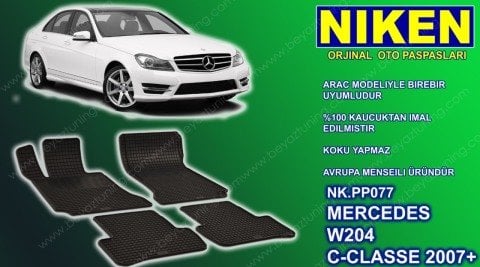 Mercedes W204 C Class Paspas Alman Malı 2007-2013