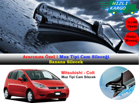 Mitsubishi Colt 2009-2013 Muz Silecek Takımı