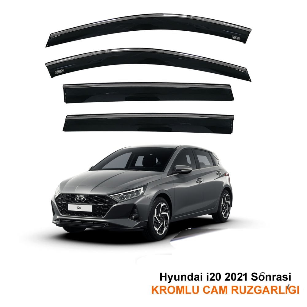 Hyundai İ20 Kromlu Cam Rüzgarlığı Niken 2021 Sonrası