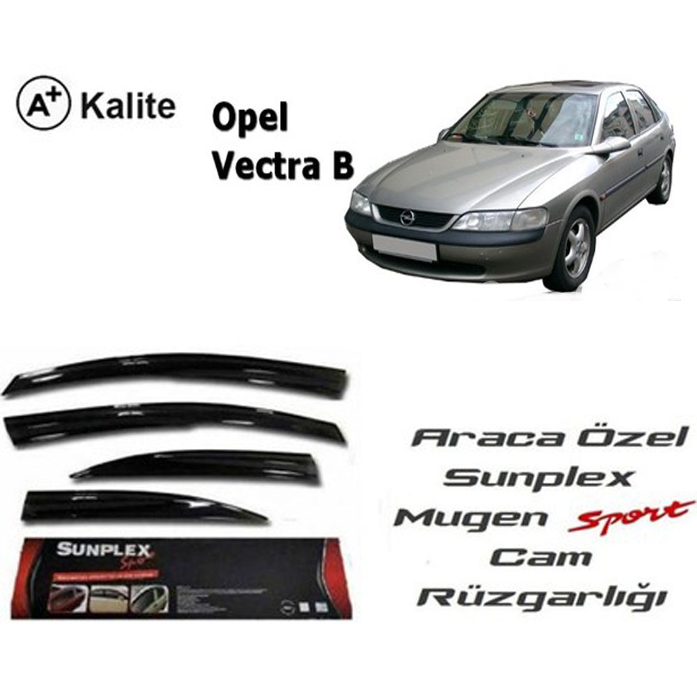 Opel Vectra B Cam Rüzgarlığı Mugen Tip Sunplex 1996-2003