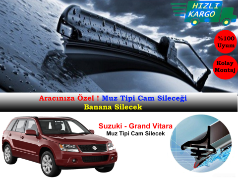 Suzuki Grand Vitara 2005-2012 Muz Silecek Takımı