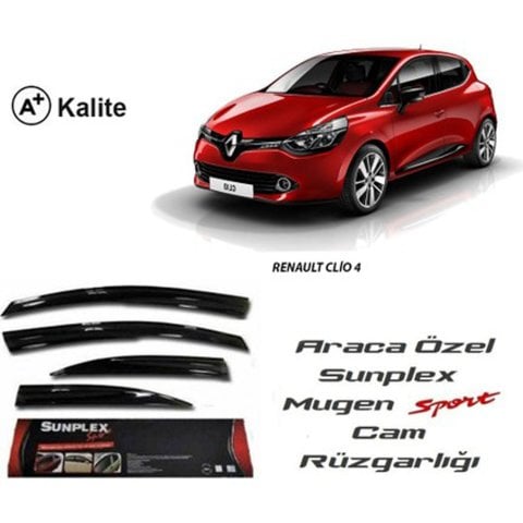 Renault Clio 4 Cam Rüzgarlığı Mugen Tip Sunplex