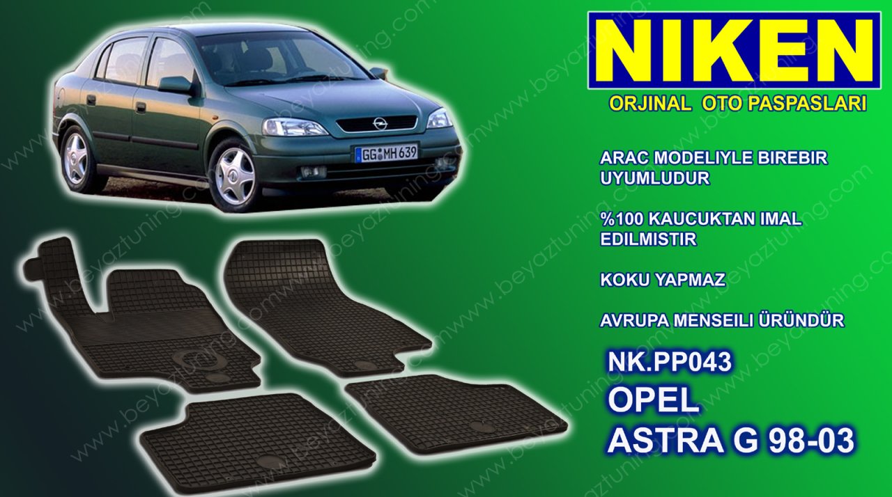 Opel Astra G Paspas Alman Malı 1998-2003