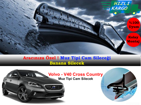 Volvo V40 Cross Country 2013-2019 Muz Silecek Takımı