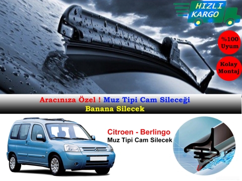 Citroen Berlingo Muz Silecek Takımı 1996-2007