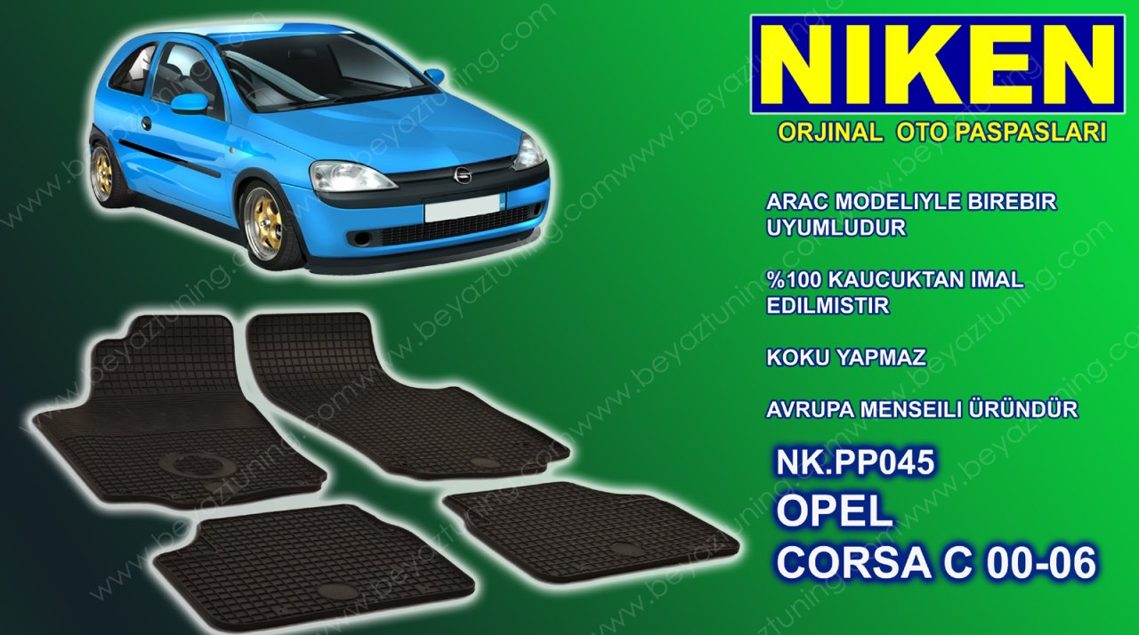 Opel Corsa C Paspas Alman Malı 2000-2006