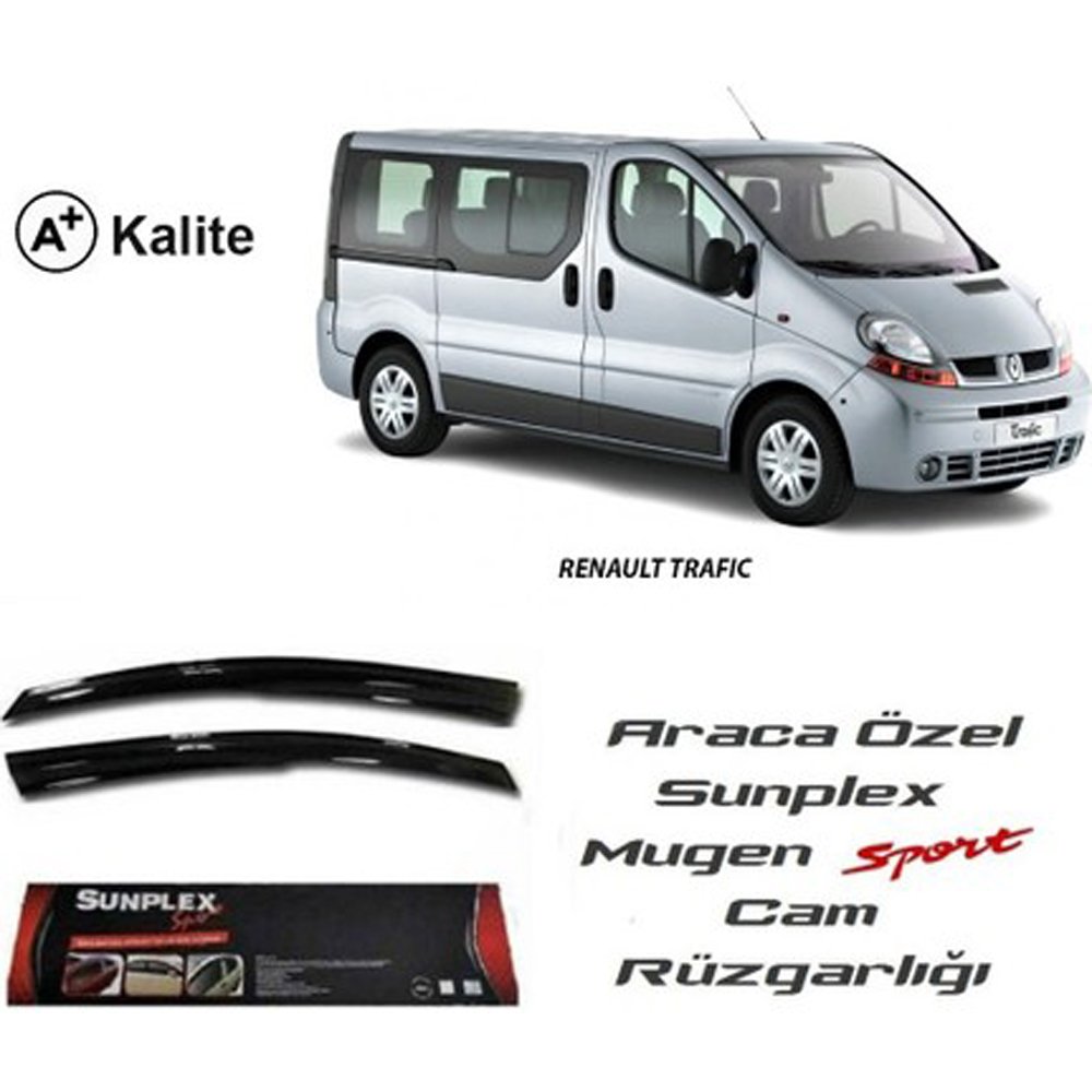 Renault Trafic Cam Rüzgarlığı Mugen Tip Sunplex 2003-2015