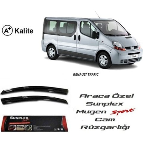 Renault Trafic Cam Rüzgarlığı Mugen Tip Sunplex 2003-2015