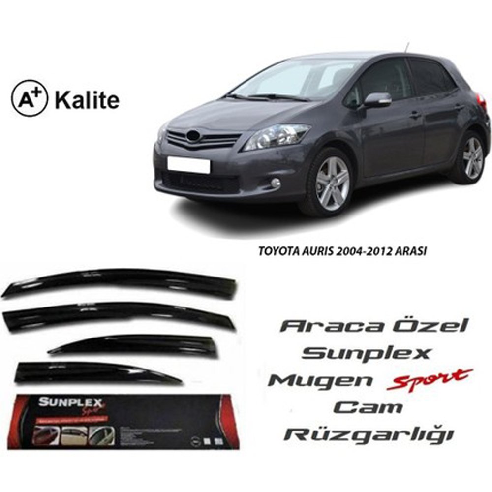 Toyota Auris Cam Rüzgarlığı Mugen Tip Sunplex 2006-2012
