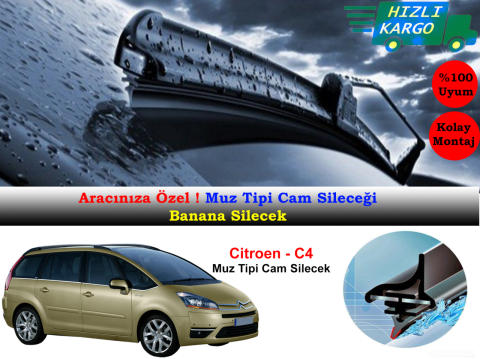Citroen C4 Grand Picasso Muz Silecek Takımı 2008-2012
