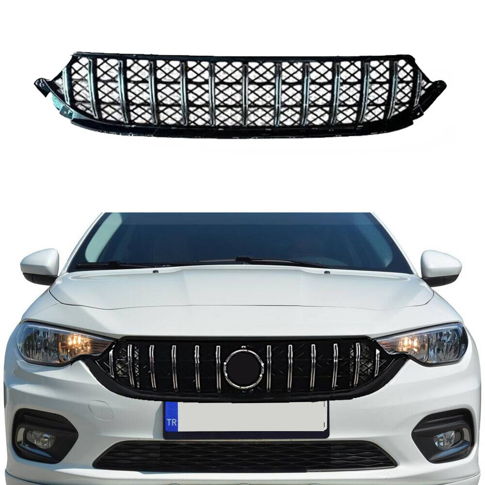 Fiat Egea Ön Panjur Gti Piano Black 2015-2020 Makyajsız Kasa