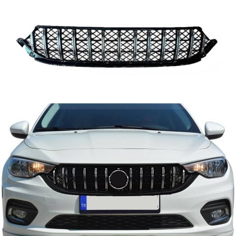Fiat Egea Ön Panjur Gti Piano Black 2015-2020 Makyajsız Kasa