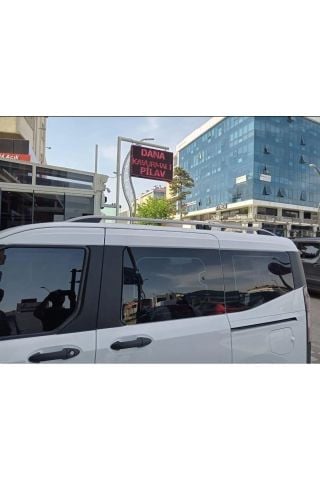 Ford Courier Üst Port Bagaj Tavan Çıtası 2024 Sonrası Siyah