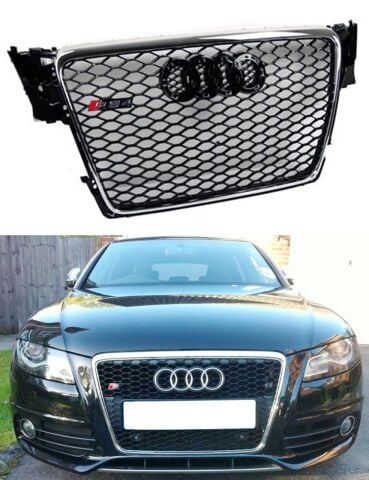 Audi A4 Ön Panjur Izgara RS4 Model 2008-2011 B8 Kasa