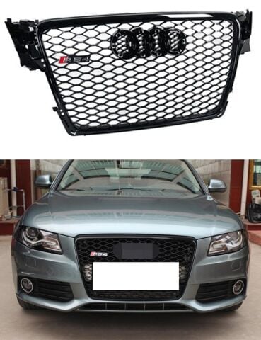 Audi A4 Ön Panjur Izgara RS4 Model 2008-2011 B8 Kasa