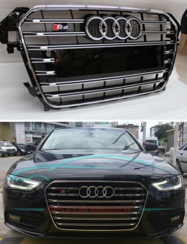 Audi A4 Ön Panjur Izgara S4 Model 2012-2015 B8 Makyajlı Kasa