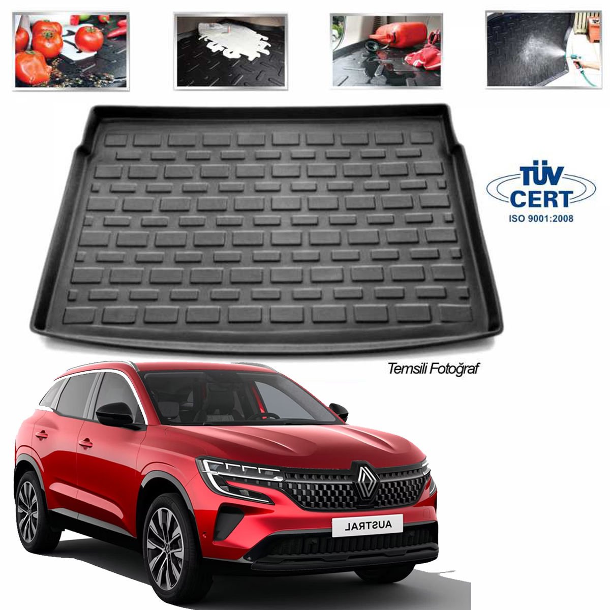 Renault Austral Bagaj Havuzu Paspası 2023 Sonrası