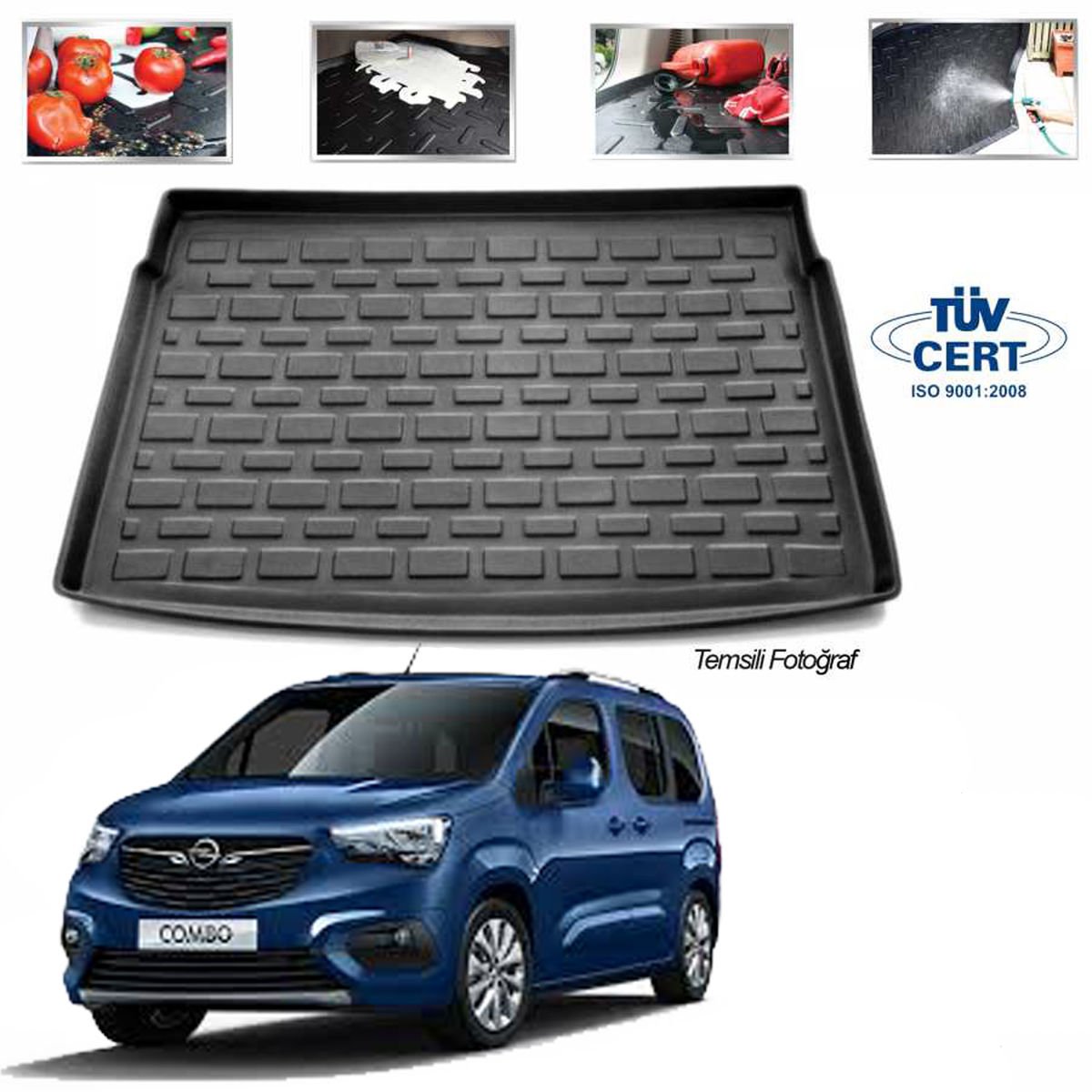 Opel Combo Bagaj Havuzu Paspası 2019 Sonrası