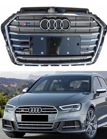 Audi A3 Ön Panjur Izgara S3 Model 2017-2020 8V Kasa