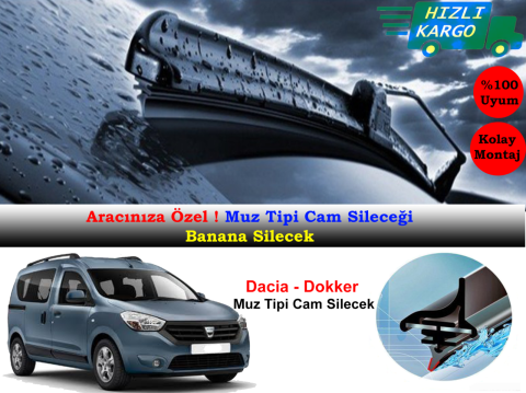 Dacia Dokker Muz Silecek Takımı 2012-2015