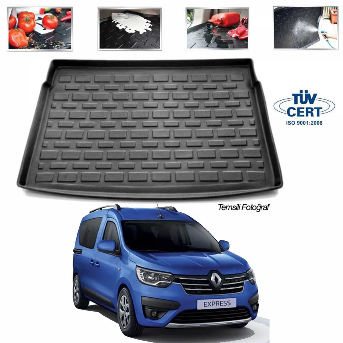 Renault Express Bagaj Havuzu Paspası 2021 Sonrası