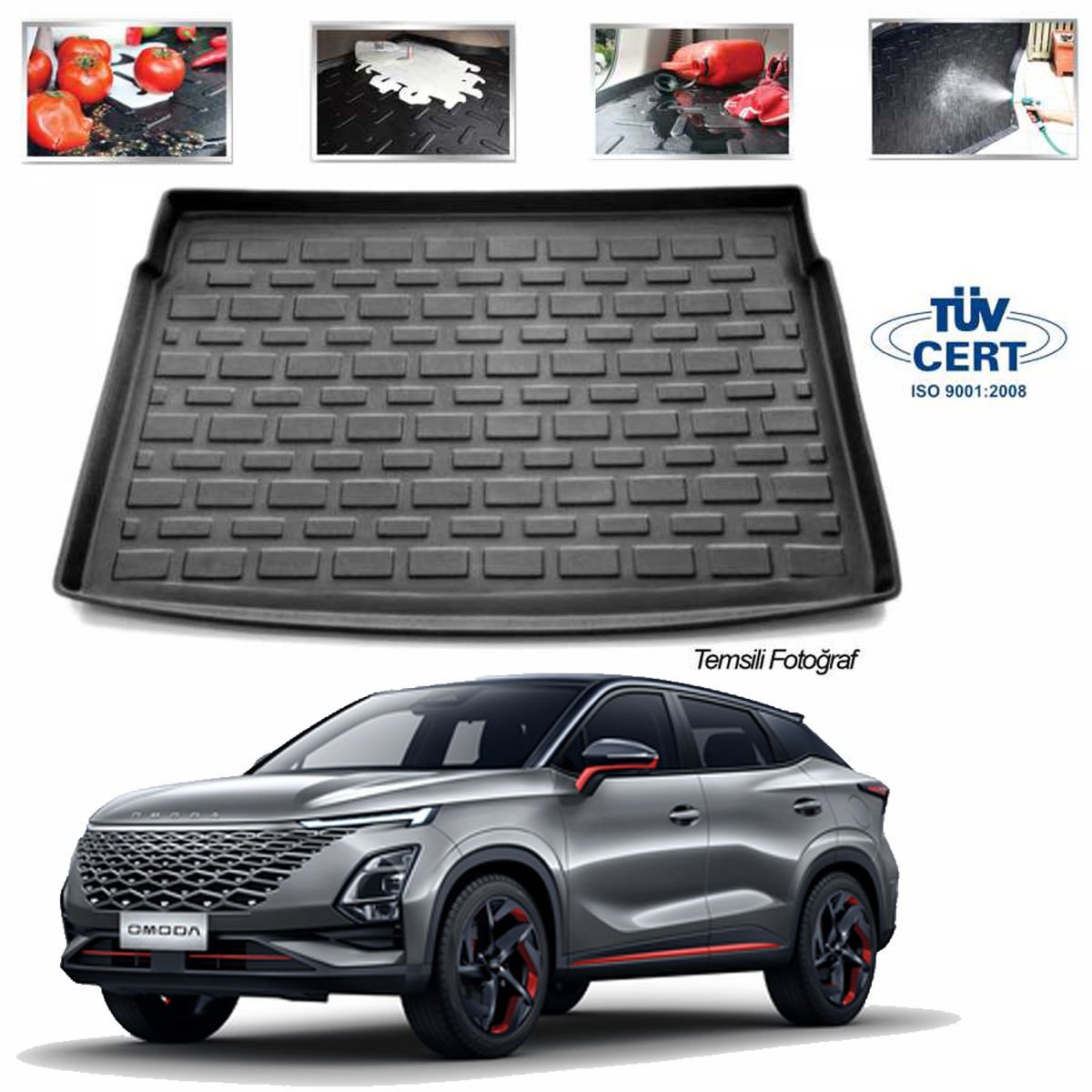 Chery Omoda 5 Bagaj Havuzu Paspası 2023 Sonrası