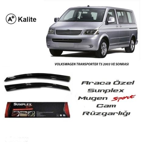 Volkswagen Transporter T5-T6-T7 Cam Rüzgarlığı Mugen Tip Sunplex 2 Li