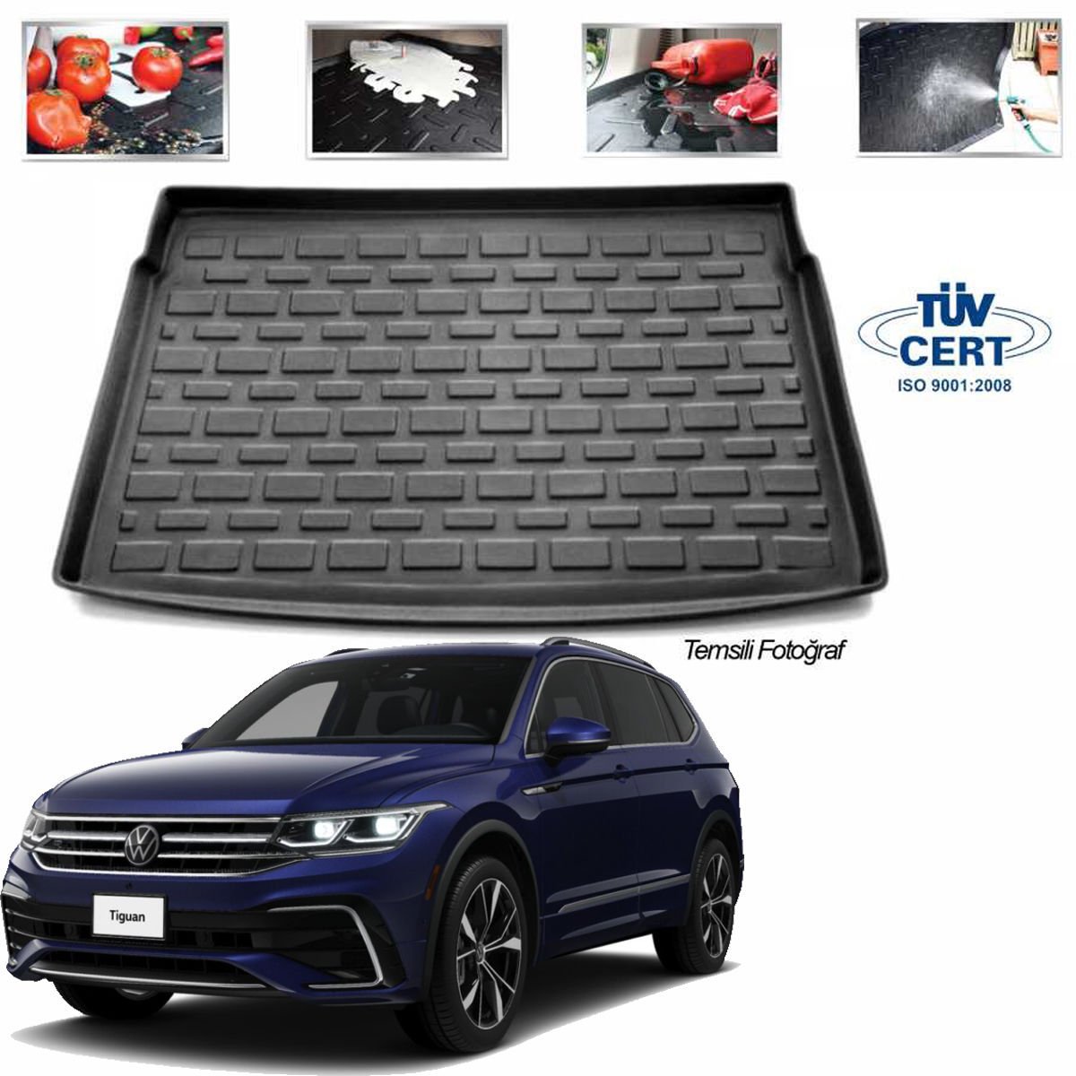 Volkswagen Tiguan Bagaj Havuzu Paspası 2024 Sonrası