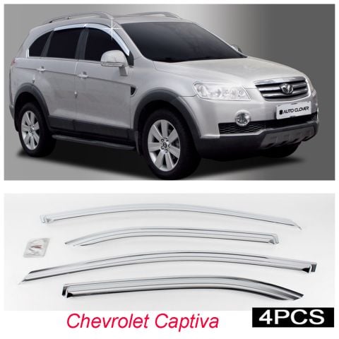 Chevrolet Captiva Cam Rüzgarlık Krom Nikelajlı Lüx