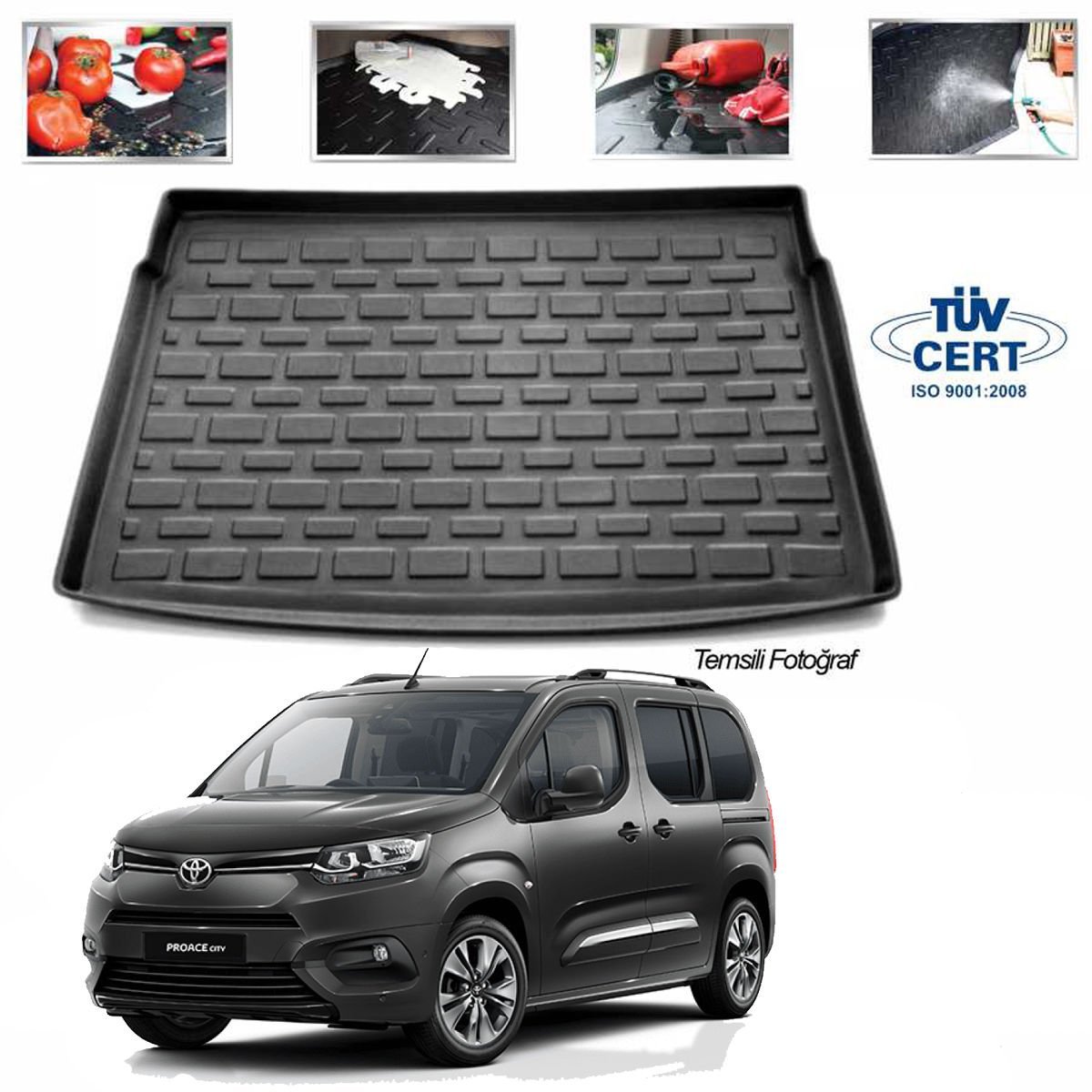 Toyota Proace Bagaj Havuzu Paspası 2019 Sonrası