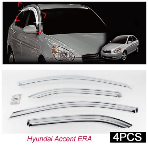 Hyundai Accent Era Cam Rüzgarlık Krom Nikelajlı Lüx