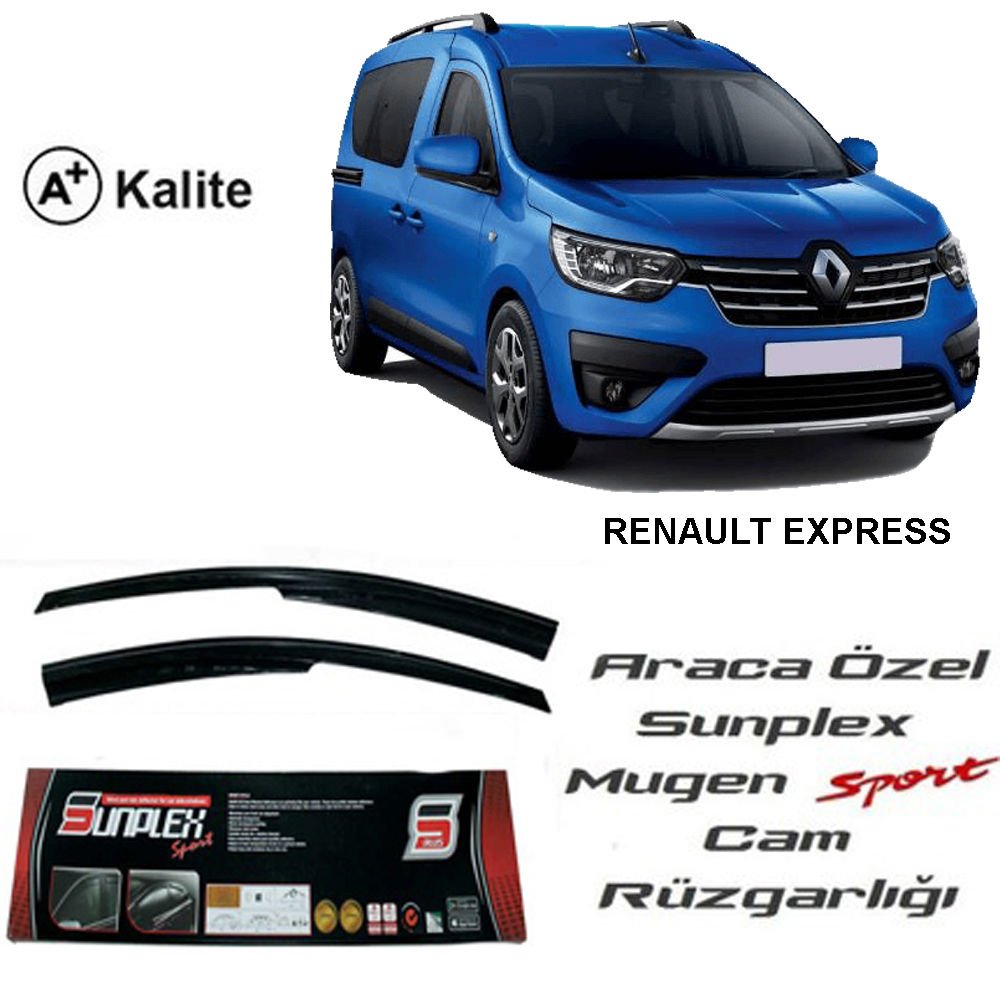 Renault Express Cam Rüzgarlığı Mugen Tip Sunplex 2li 2020 Sonrası