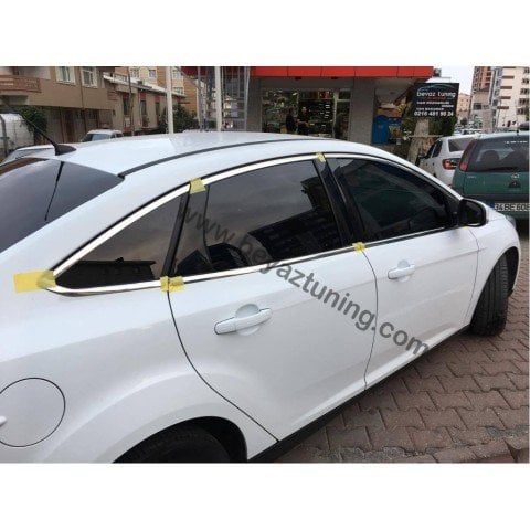 Ford Focus 4 Cam Çıtası Komple Kromu Nikelajı 2015 Sonrası