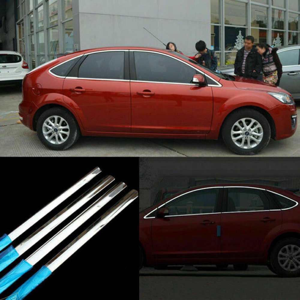 Ford Focus 2 Cam Çıtası Kromu Nikelaj Komple 2005-2010 Hb