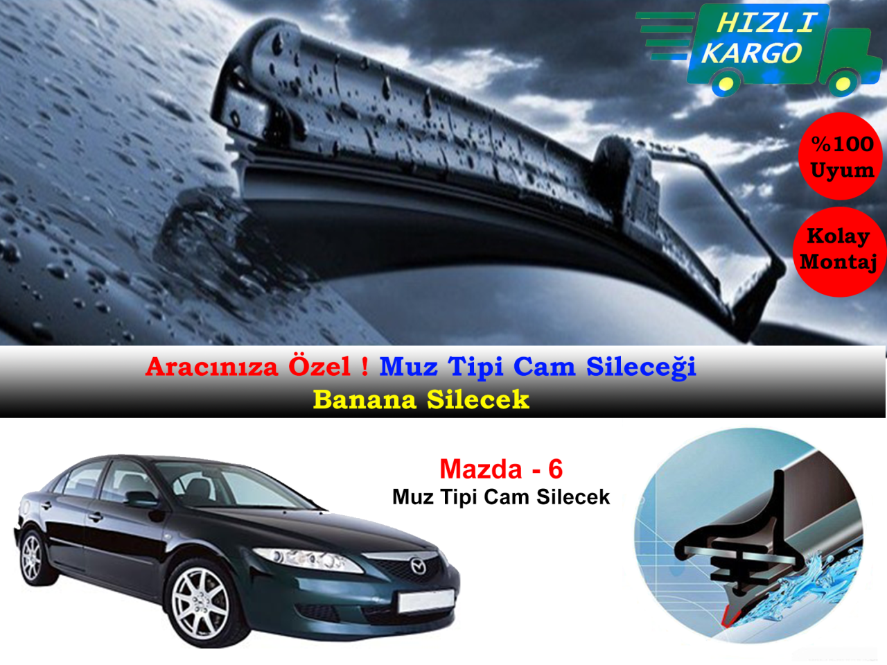 Mazda 6 Muz Silecek Takımı 2002-2007