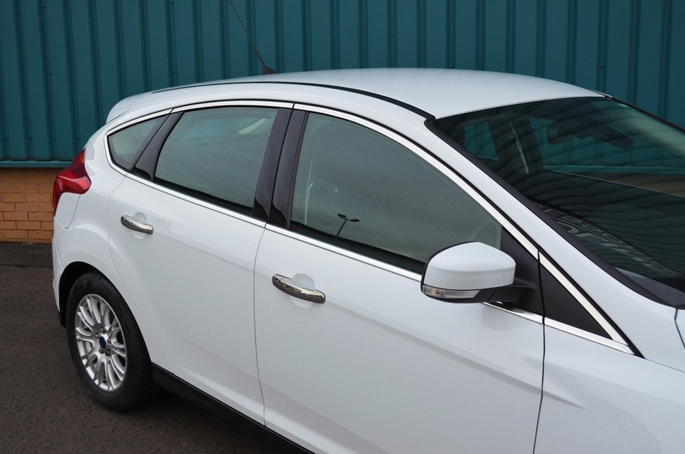 Ford Focus 3 Cam Çıtası Kromu Nikelaj Komple 2012-2015 Hb