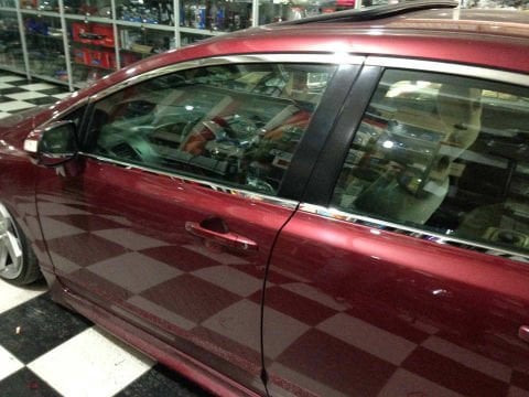 Honda Civic FD6 Cam Çıtası Çerçevesi Kromu Nikelajı Komple 2006-2012