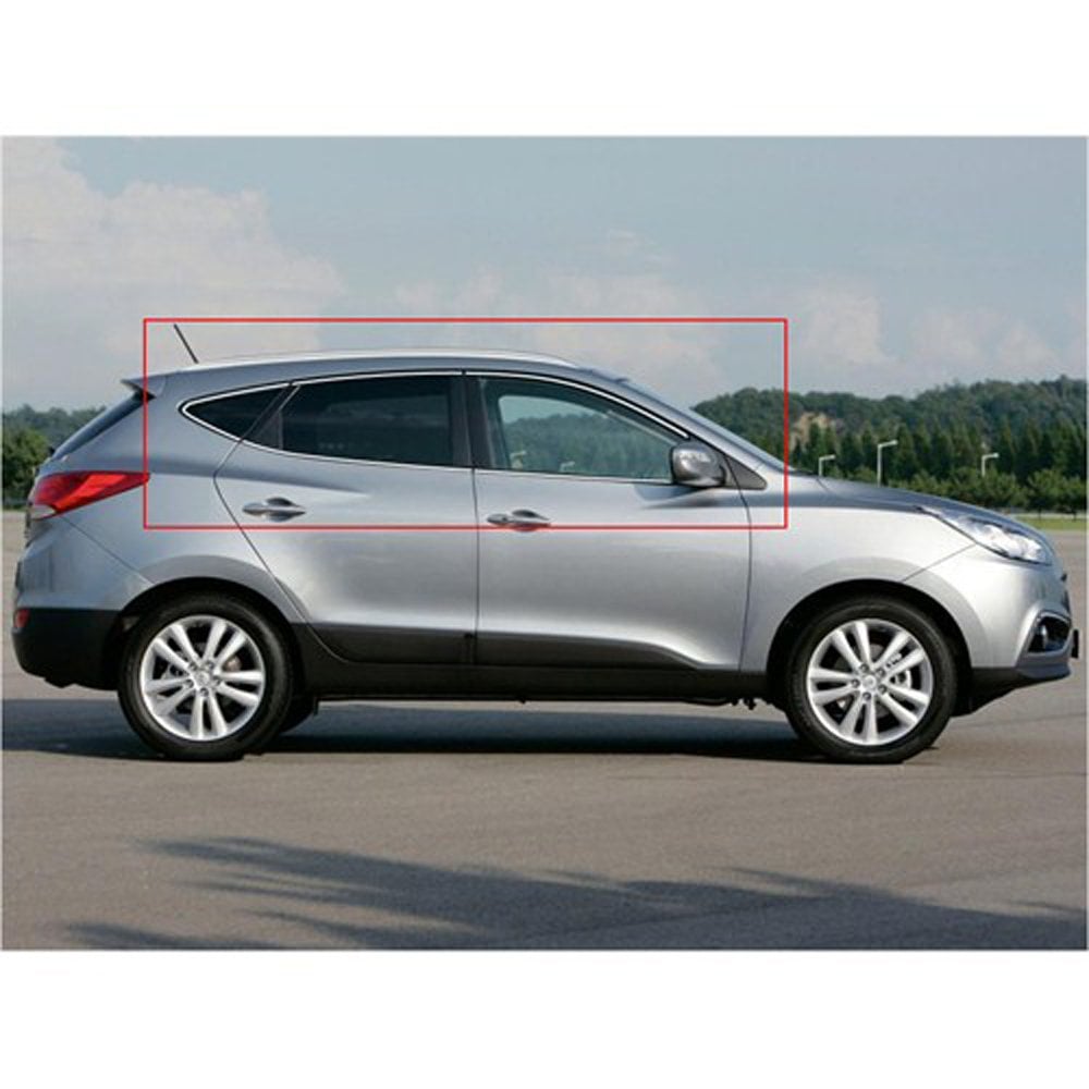 Hyundai ix35 Cam Çıtası Çerçevesi Kromu Nikelajı Komple