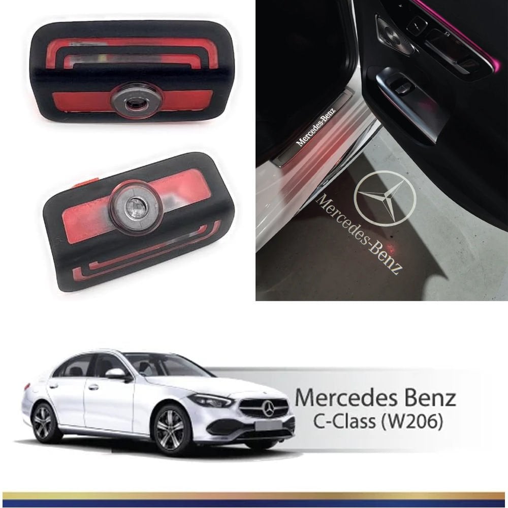 Mercedes C-Serisi W206 Kapı Altı Hayalet Logo Orjinal Lazer Led