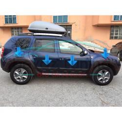 Dacia Duster Kapı Koruma Ve Çamurluk Kaplaması Dodik Seti Plastik 2010-2017