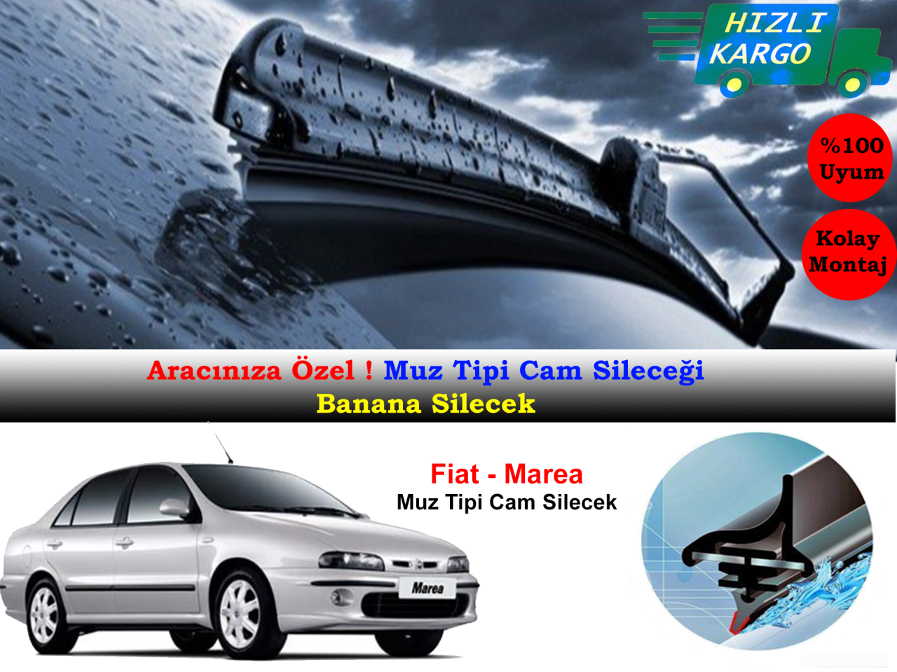 Fiat Marea Muz Silecek Takımı 1997-2002