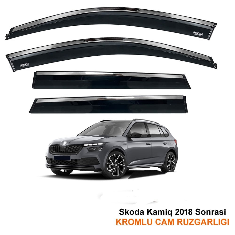Skoda Kamiq Kromlu Cam Rüzgarlığı Niken 2018 Sonrası