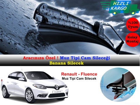 Renault Fluence Muz Silecek Takımı 2010-2018