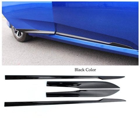 Honda Civic Fc5 Fk7 Yan Kapı Alt Çıtası Parlak Siyah