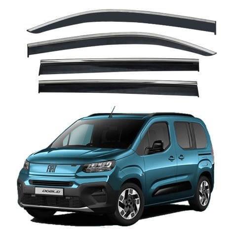 Fiat Doblo Kromlu Cam Rüzgarlığı 2023 Sonrası 4'lü